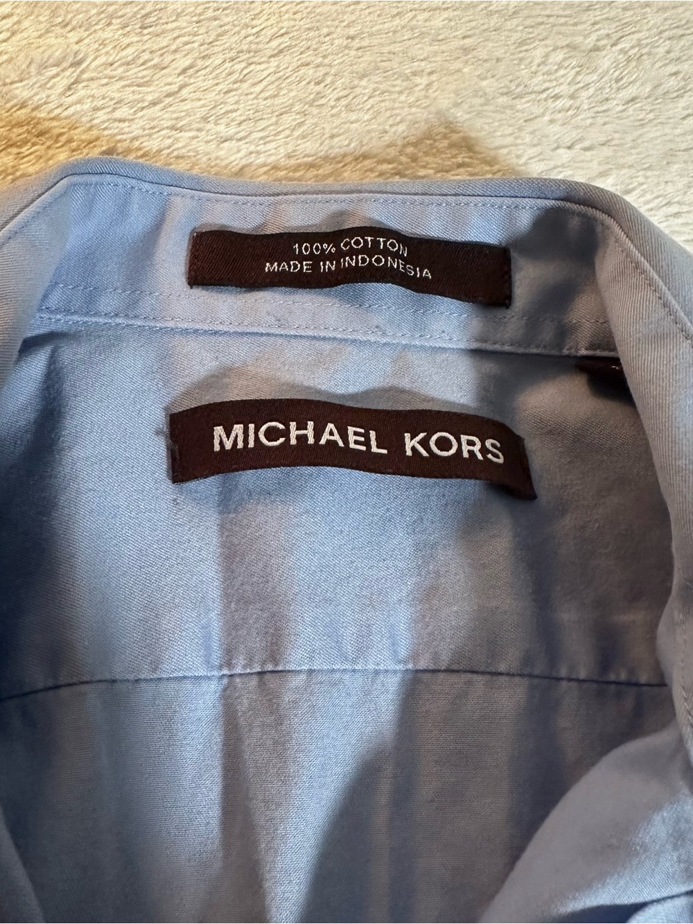 2 Michael Kors Button-Up Shirt blue and white bundle